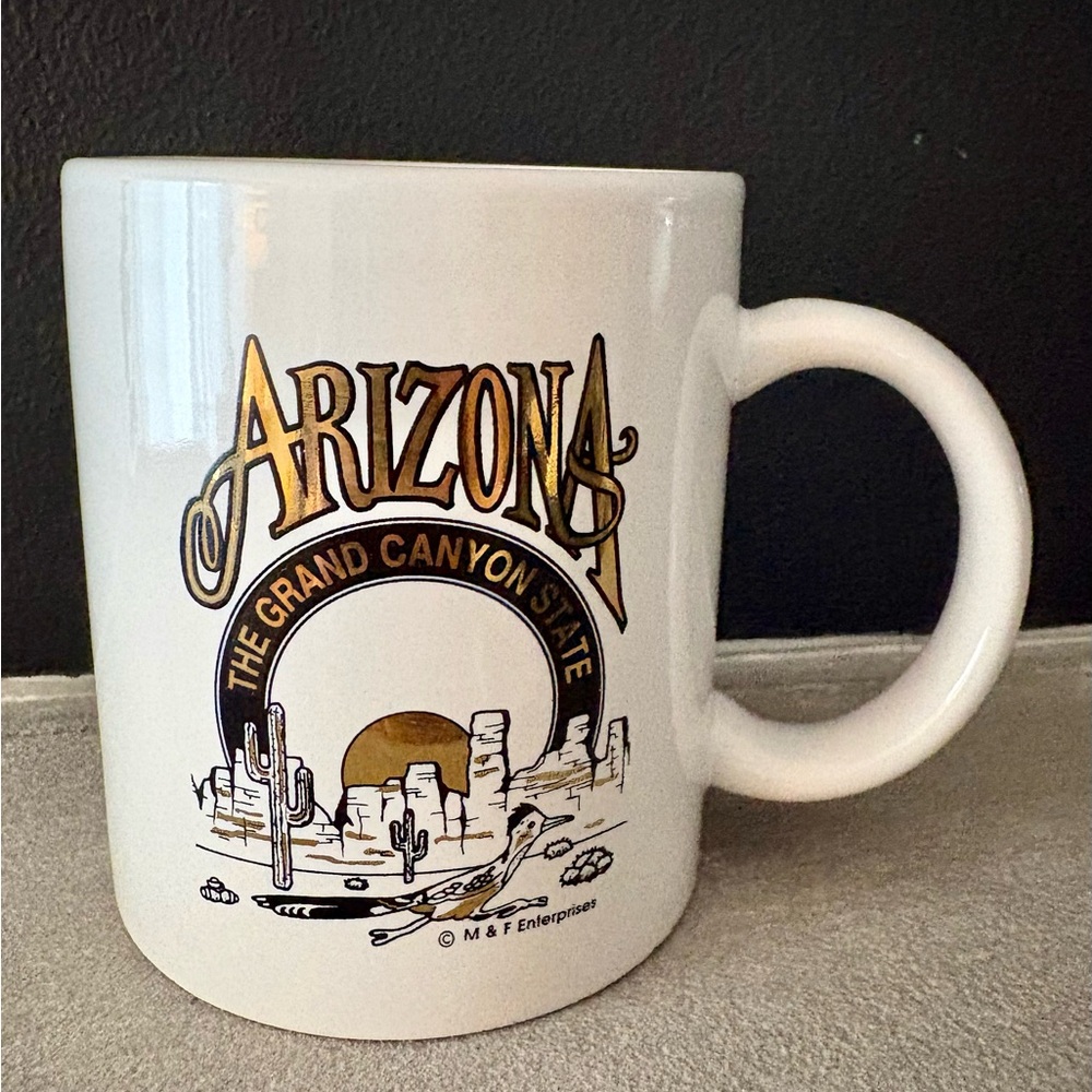 Arizona Grand Canyon State White Ceramic Souvenir Coffee Mug